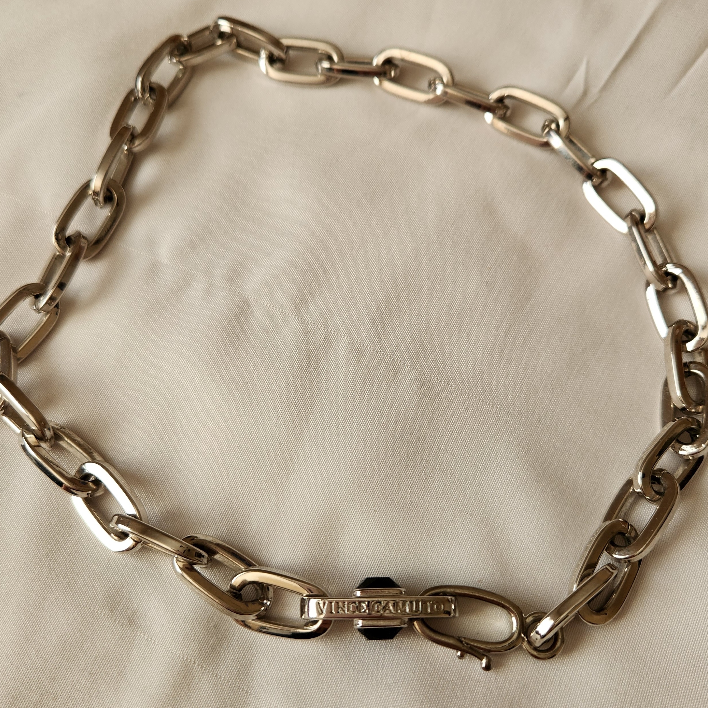 Vince Camuto Silver-Tone Chain Necklace 21$